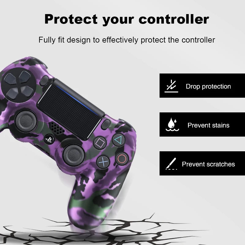 DATA FROG For SONY Playstation 4 PS4 Controller Protection Case Soft Silicone Gel Rubber Skin Cover For PS4 Pro Slim Gamepad