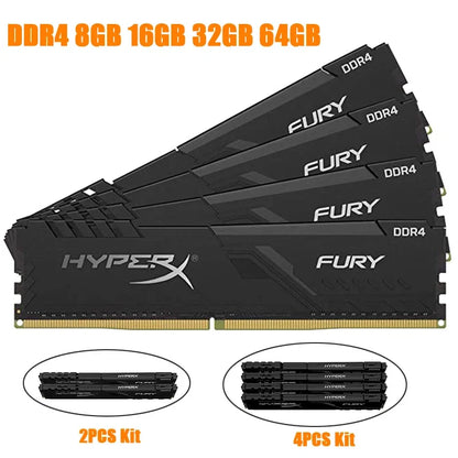 Memoria RAM DDR4 3200MHz 2666MHz 3600 2400MHz 8GB 16GB 32GB Gaming Desktop Memory PC4-25600 PC4-19200 17000 288Pin DIMM DDR4 RAM