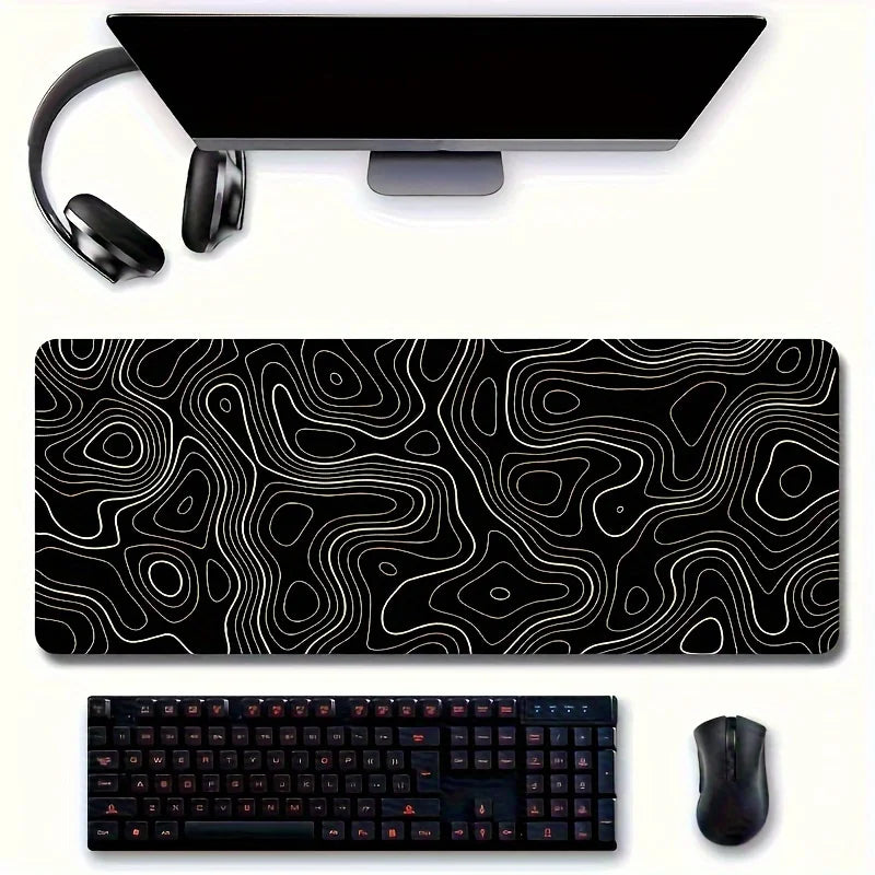 Mouse pad large keyboard mouse desk pad non-slip rubber gaming mouse pad laptop mouse carpet