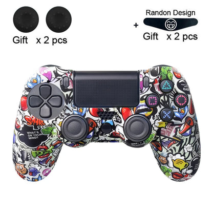 DATA FROG For SONY Playstation 4 PS4 Controller Protection Case Soft Silicone Gel Rubber Skin Cover For PS4 Pro Slim Gamepad